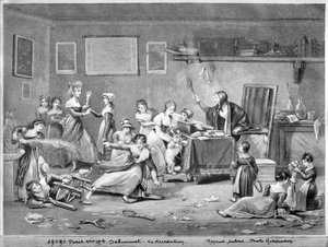 Pauze door Philibert Louis Debucourt